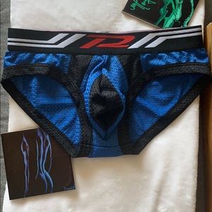 Men’s Pistol Pete Blue Mesh S Underwear